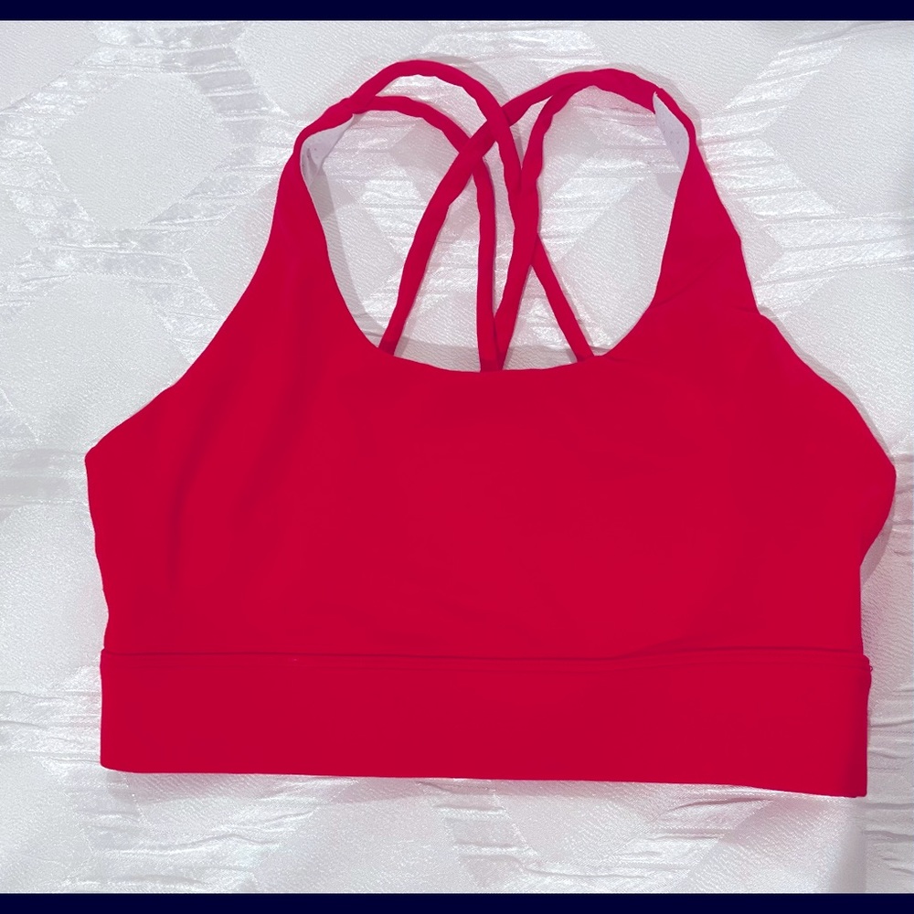 Savvi Red Sports Bra